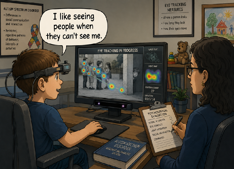 Eye Engagement in Autism Spectrum Disorder: Developmental Neurobiology, Genomics, Clinical Phenotype, Differential Diagnosis, Intervention, and Long-Term Outcomes