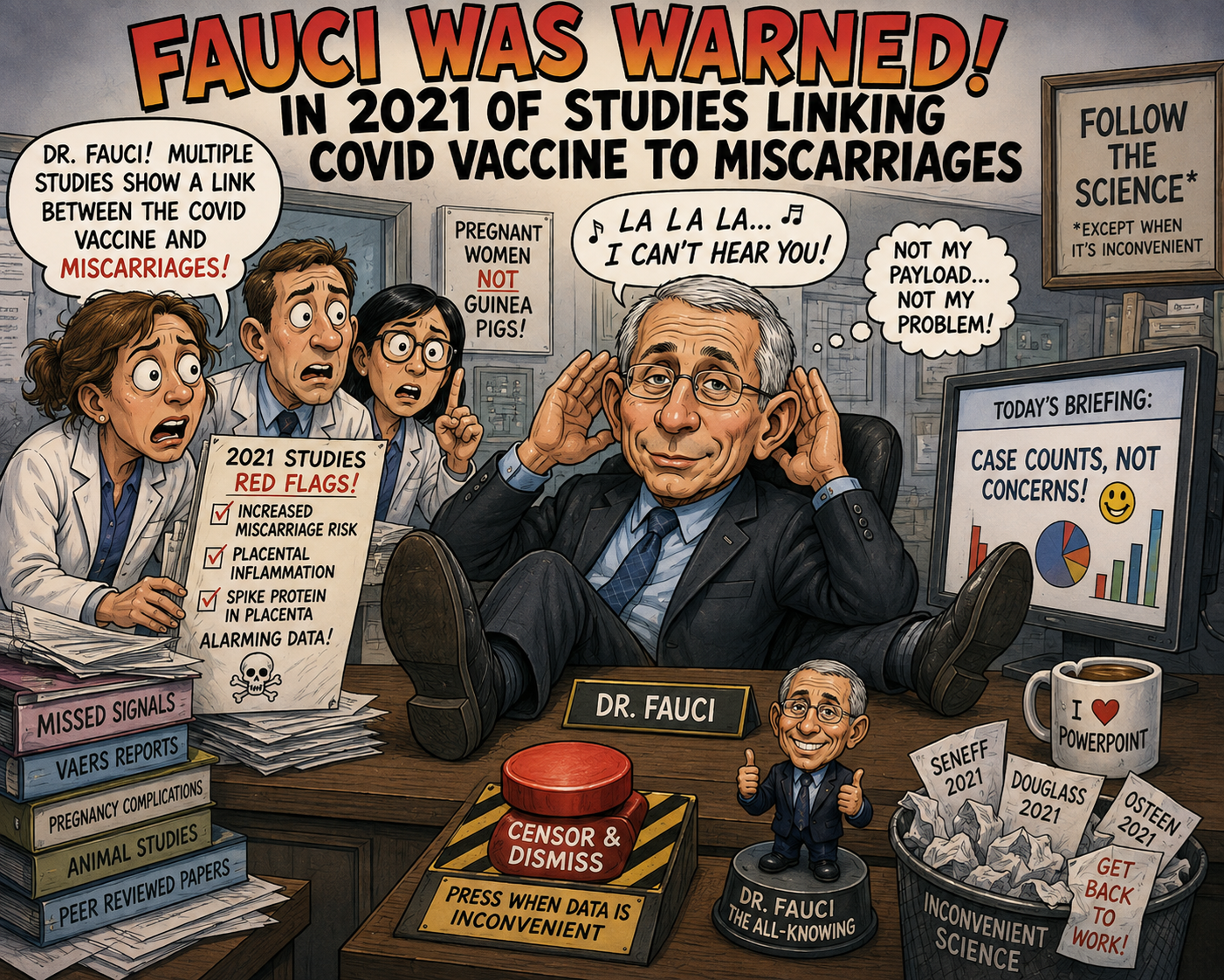 Fauci Was Warned in 2021 of Studies Linking COVID Vaccine to Miscarriages, Texts Show