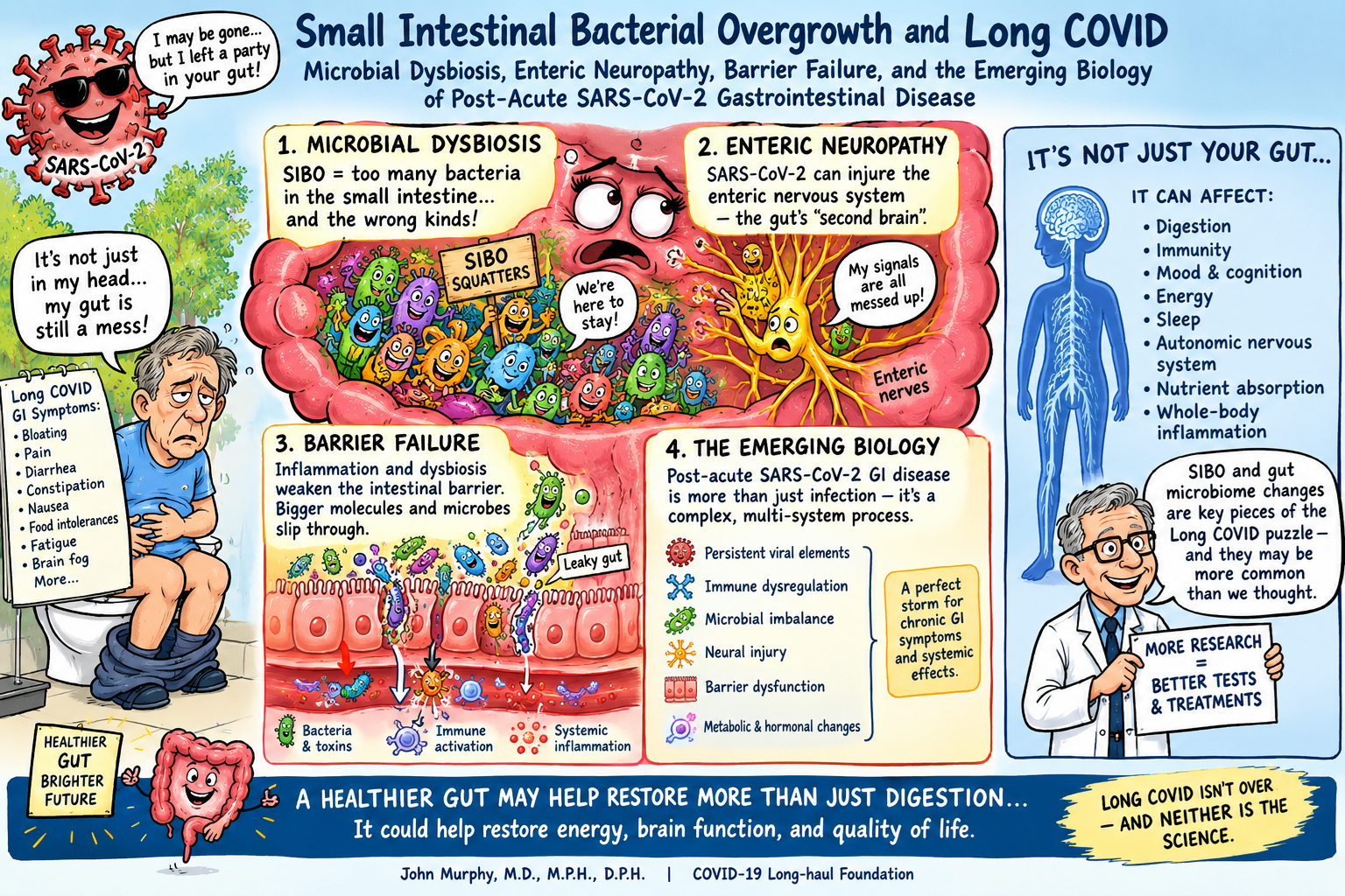 Small Intestinal Bacterial Overgrowth and Long COVID
