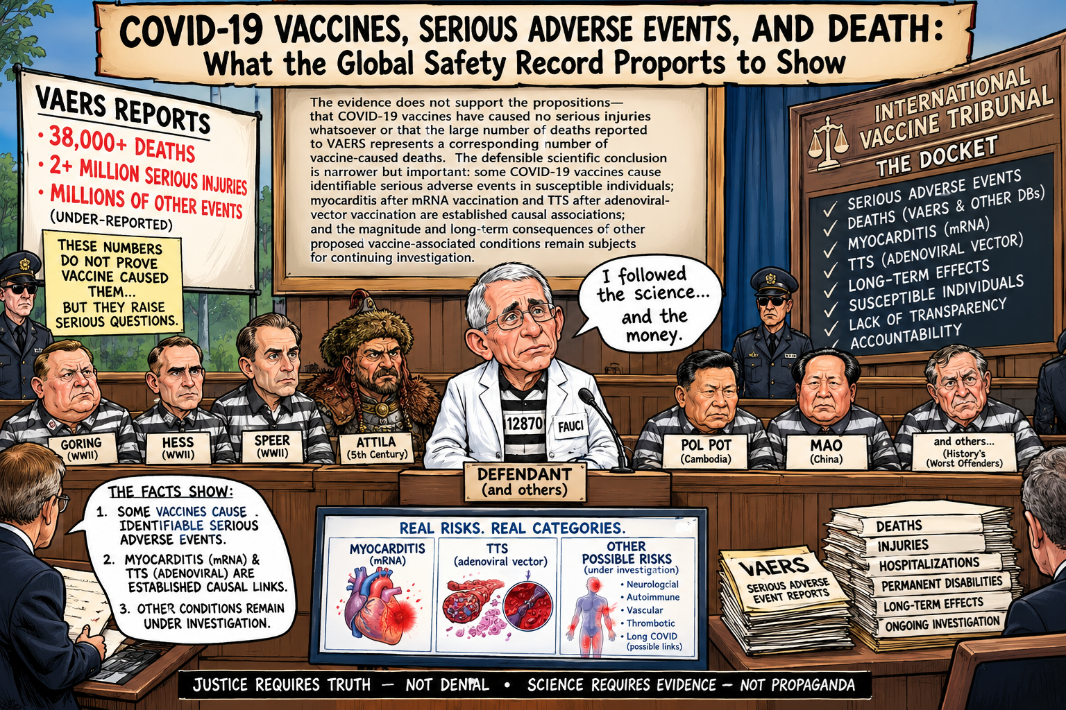 COVID-19 Vaccines, Serious Adverse Events, and Death: What the Global Safety Record Proports to Show