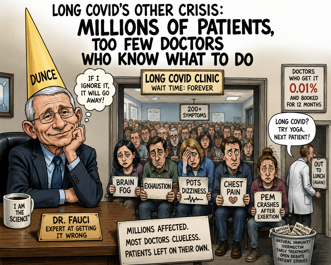 Long COVID’s Other Crisis: Millions of Patients, Too Few Doctors Who Know What to Do